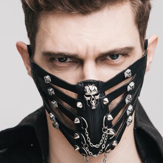 Devil Fashion - Metallic Skull Mask