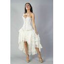 Burleska - Amelia long burlesque skirt in cream lace