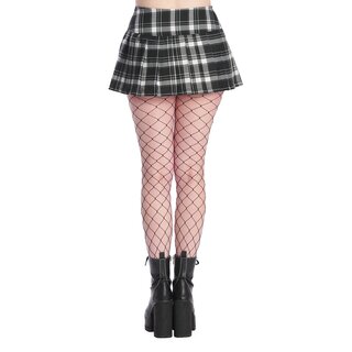 Banned - Dark Doll Mini Skirt - schwarz/wei