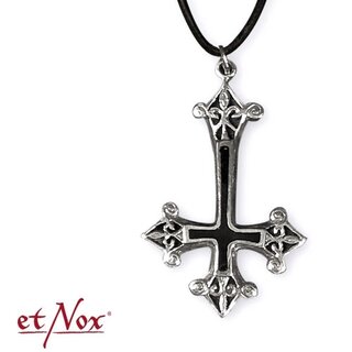 etNox - Edelstahlanhnger - Inverted Gothic Cross