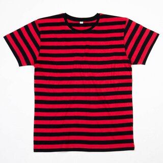 Mantis - T-Shirt  - schwarz/rot gestreift
